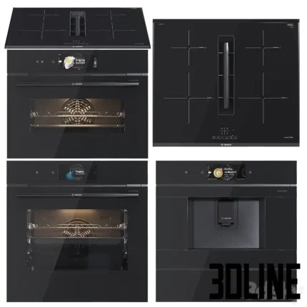 Bosch collection of appliances set 1(3dline.net)