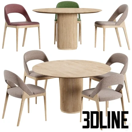 CLAMP Chair Table(3dline.net)