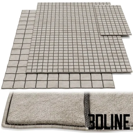 Caina Saha Grid Rug(3dline.net)