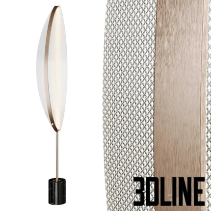 Caspian floor lamp (3dline.net)
