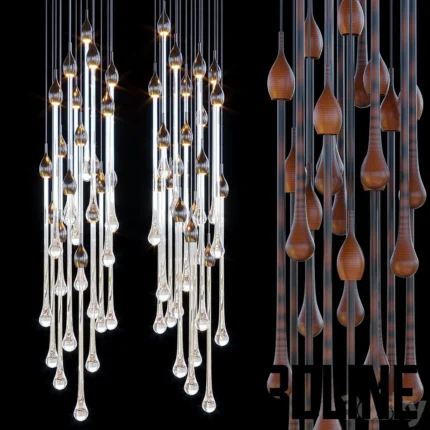 Chandelier Light for any spaces(3dline.net)