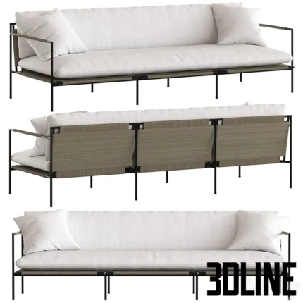 Co Republic Mlmo Outdoor Sofa(3dline.net)