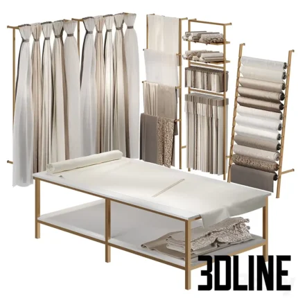 Commercial equipment for a curtain(3dline.net)