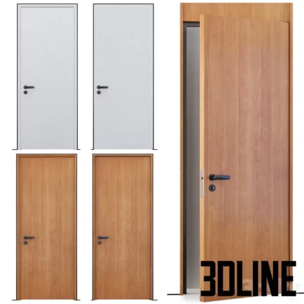 Conled door with floating platband(3dline.net)