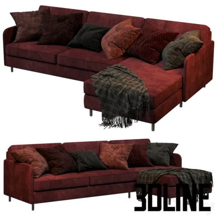 Corner sofa F79 from Dea(3dline.net)