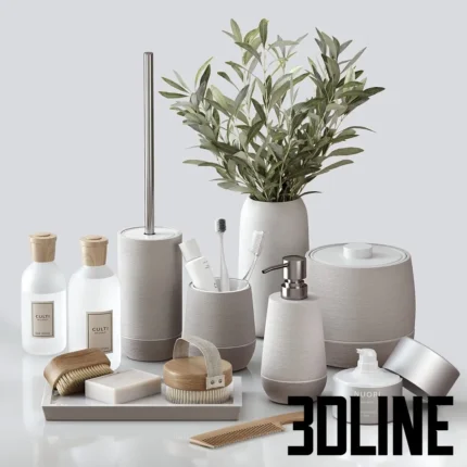 Decorative set 030 for bathroom(3dline.net)