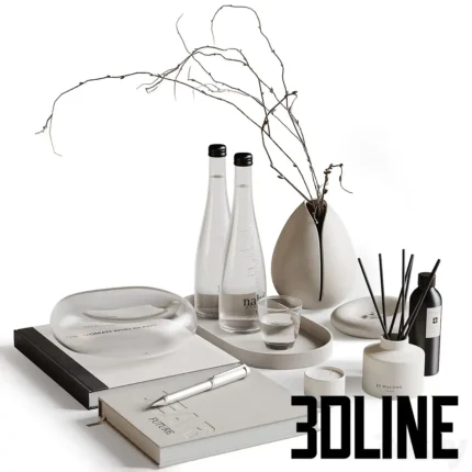 Decorative set Mone(3dline.net)