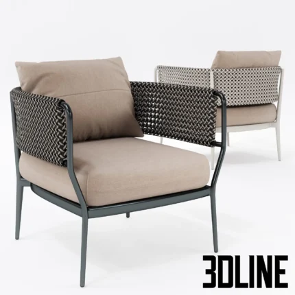 Dedn Bellnde Armchair(3dline.net)