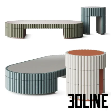 Do Noelle Vaue Coffee Tables(3dline.net)