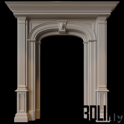 Door portal Clive Christian(3dline.net)