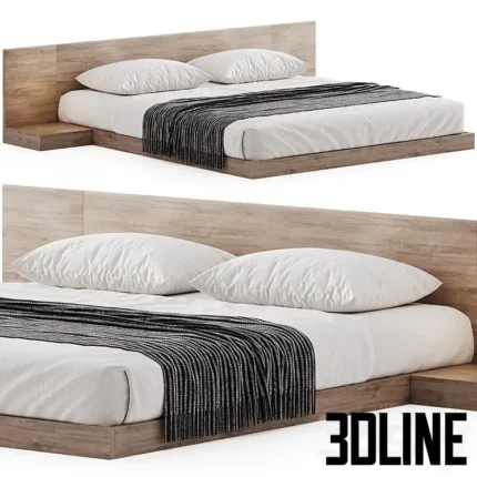Double bed 10(3dline.net)
