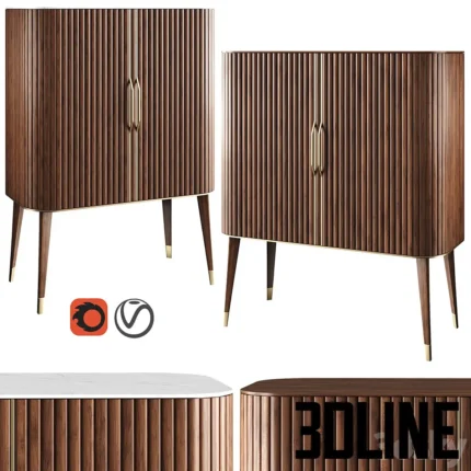 Edn Rock Bar Unit Cabinet Design(3dline.net)