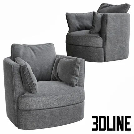 Eichltz SWVEL CHAIR CLISSA(3dline.net)