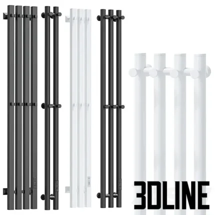 Electric Heated Towel Rail Set(3dline.net)