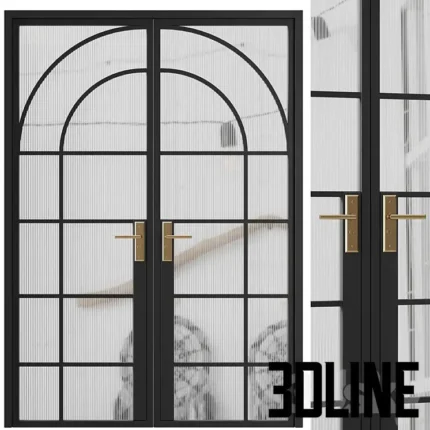 Entrance door set135(3dline.net)