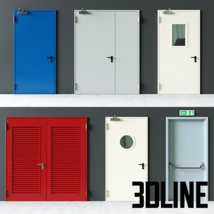 Fire doors from Novoferm Elite(3dline.net)