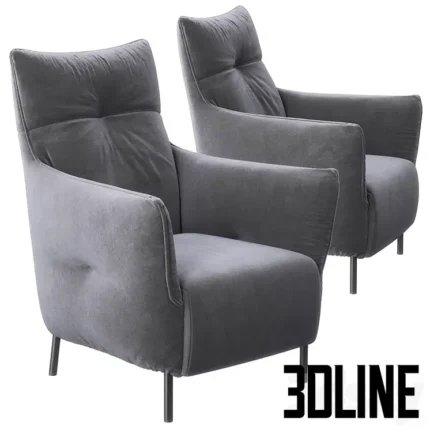 Flaca armchair(3dline.net)