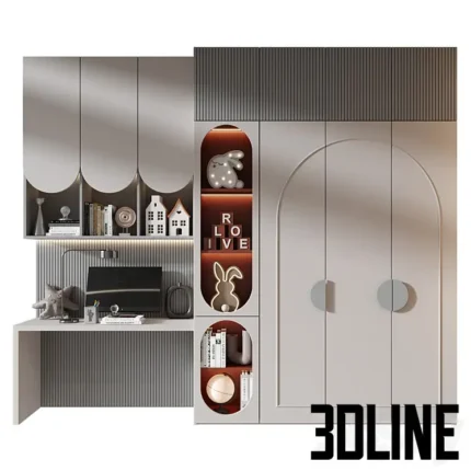 Furniture composition GHS 2740(3dline.net)