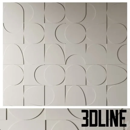 Geometry Wall panel(3dline.net)
