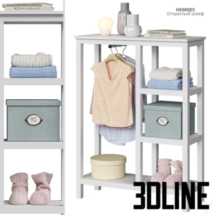Hemnes Hemnes Open Cabinet(3dline.net)