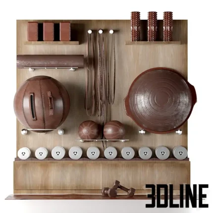 Home Gym Decoration Set 43(3dline.net)