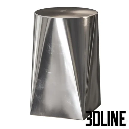 Home Stainless Steel Side Table(3dline.net)
