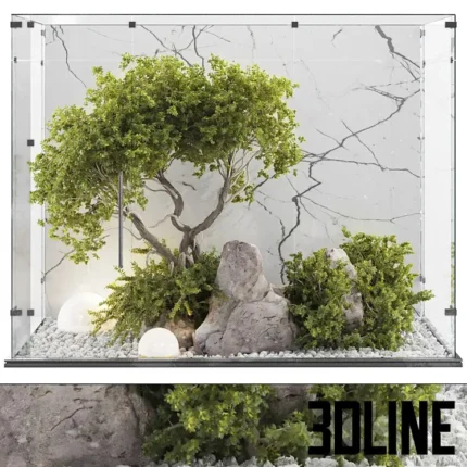 Interior courtyard garden behind(3dline.net)