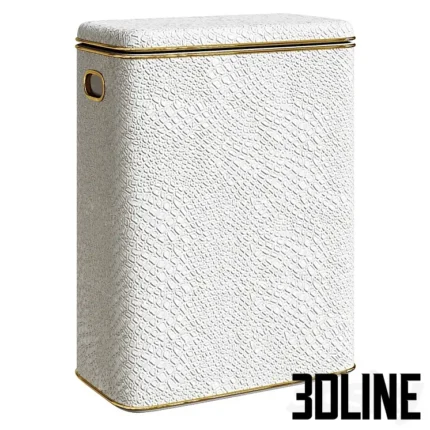 Laundry basket Geis B white standard(3dline.net)