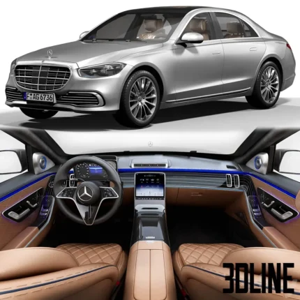 Mercedesbenz S400d 2021(3dline.net)
