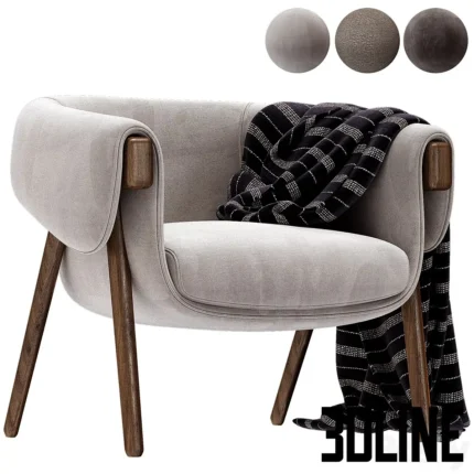 Moca Armchair By Bo(3dline.net)