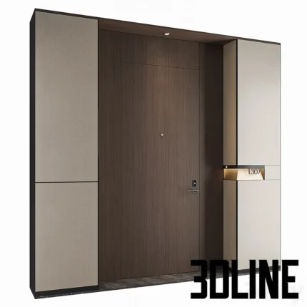 Modern Hotel Door 015(3dline.net)