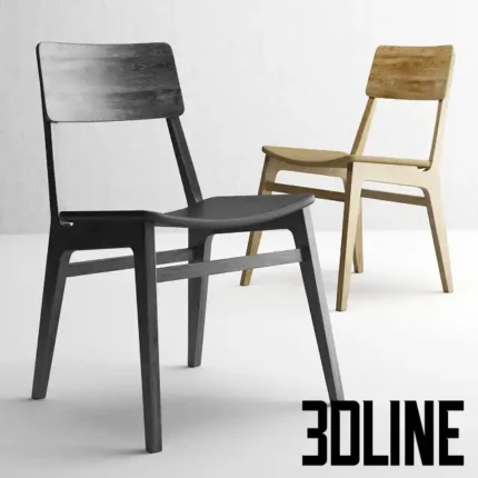 Modern wooden chair 2623(3dline.net)