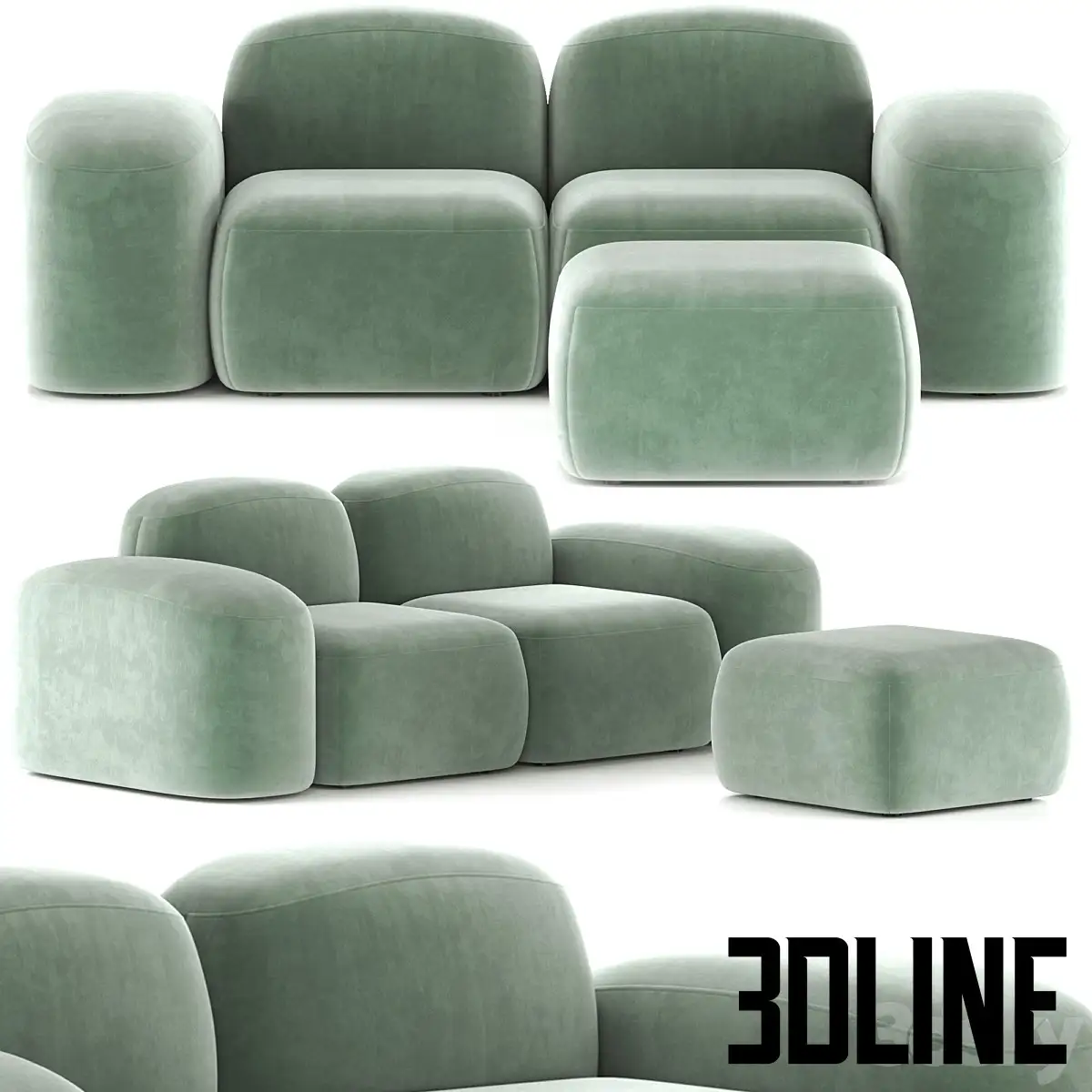 Mue two seater sofa(3dline.net) (2)