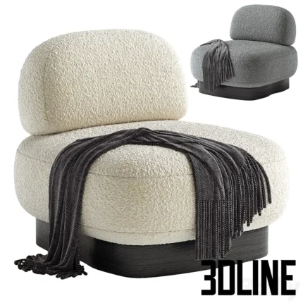 Nio Small Lounge Chair(3dline.net)