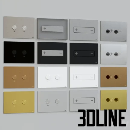 Oi Blnk Trpet Oceia flush plates(3dline.net)