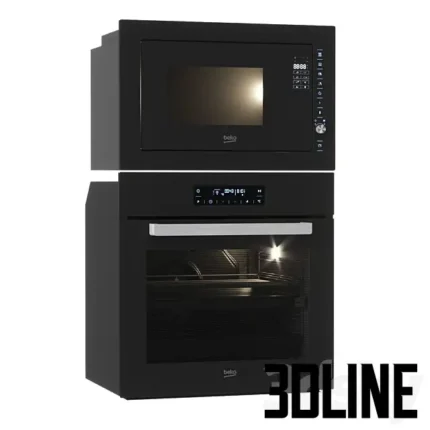 On and Micave Beko MGB25333BG(3dline.net)