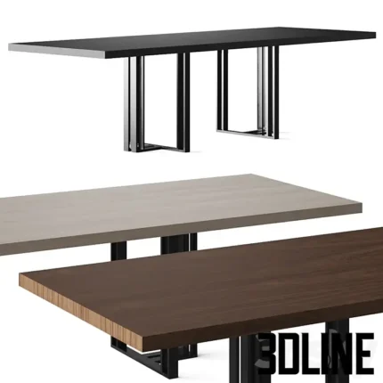 Qiv T2 Dining Table(3dline.net)