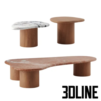 SKIING coffee tables(3dline.net)