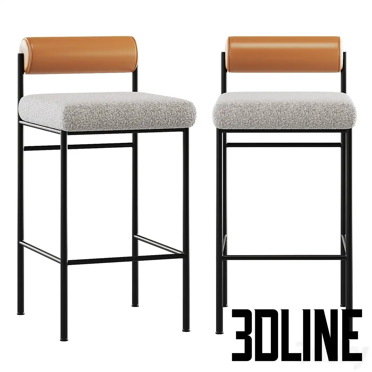 Sei bar stool Baa Stool Group(3dline.net) (3)