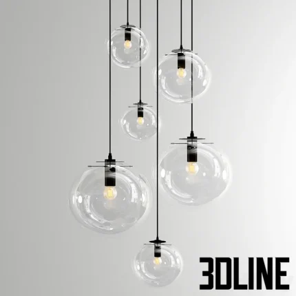 Selne Sussion Lamp Black(3dline.net)