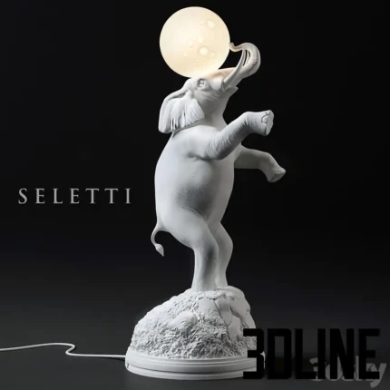 Selti Elepant Lamp(3dlinenet)