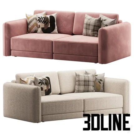 Sofa Straight Folding(3dline.net)