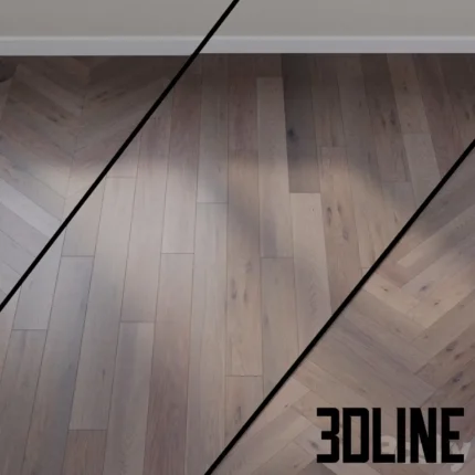 Solid wood board DEKER Fjord Oak(3dline.net)