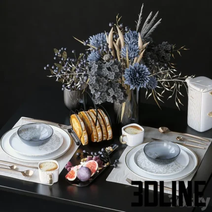 Table setting 65(3dline.net)