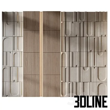 Wall Panels Set 284(3dline.net)