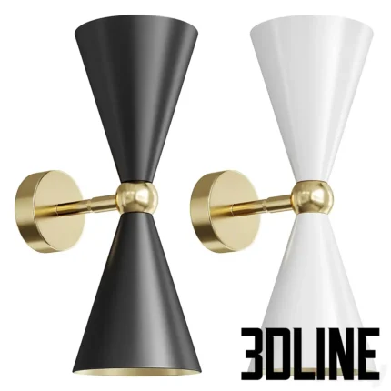 Wall lamp 40 sconce 4r(3dline.net)