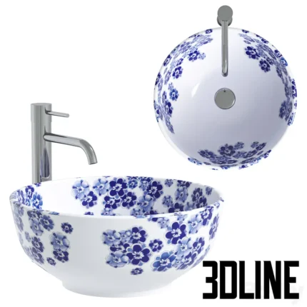 Washbasin Re Fii RA U6520(3dline.net)