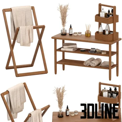 ZARA HOME acacia set 02(3dline.net)