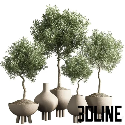 indoor plant station 46(3dline.net)