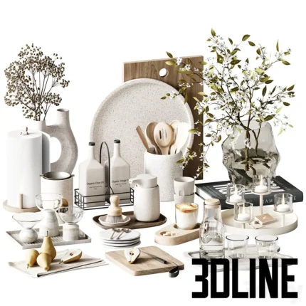 kitchen set H31(3dline.net)